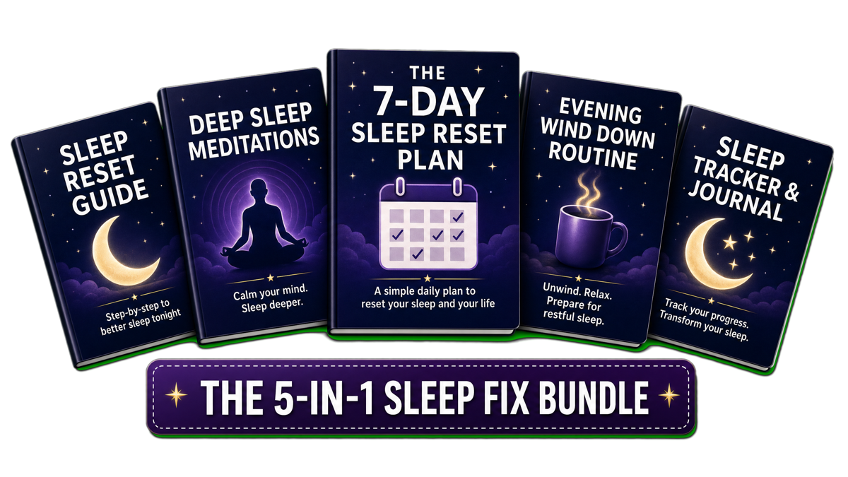 The Burnout Sleep Fix 5-in-1 bundle